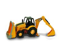 Mega Fleet Light and Sound Backhoe - Yellow