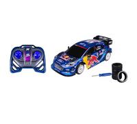 Nikko RC 10403 M-Sport Ford Puma #8 Tänak 28 cm, Realistic Details with Extra Set Tyres and Screwdriver, RC Rally Car with 2.4 GHz Remote Control, 30 m Range, from 6 Years, Blue