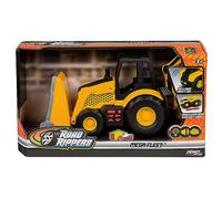 Mega Fleet Light and Sound Backhoe - Yellow