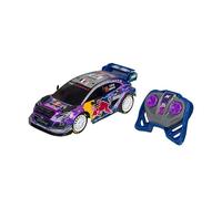 Nikko Toys RC Rally Car M-Sport Red Bull Ford Puma #19 Loeb Remote Control Car with LED Light Up Headlights - 25cm 1:18 Scale - 40m Range - 2.4GHz Remote Control - 10391