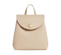Coccinelle backpack Nikla Mini Bag Double Grainy Leather Sandshell/Seagrass beige