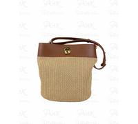 Nikla Straw Secchiello- female- Coccinelle- Shoulder Bags- Brown- ONE SIZE- Bags ONE SIZE