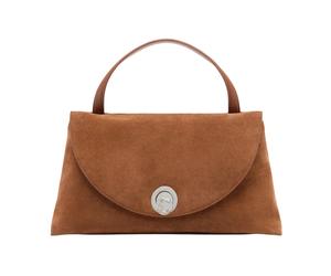 Nikla Suede Bimaterial Large - female - Coccinelle - Handbags - Brown - ONE SIZE - Bags ONE SIZE