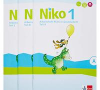 Niko 1: Arbeitsheft PLUS in Grundschrift Klasse 1. (3 Teile - A, B, C)