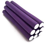 NIKO 10-Pack 20 mm SHORT Twist Flex Rods - Foam Flexible Rollers, Bendy Light Curlers for Curls and Waves, Styling Tool for Hairdresser Salon/Barber - random colour (20 mm)