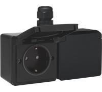 Niko New Hydro Wall Outlet Box (WCD Switchgear) (European Socket) - 761-37846