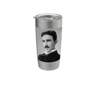 Nikola Physics Math Inventor Electricity Scientist Genius Stainless Steel Insulated Tumbler