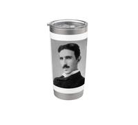Nikola Physics Math Inventor Electricity Scientist Genius Stainless Steel Insulated Tumbler