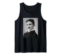 Nikola Physics Math Inventor Electricity Scientist Genius Tank Top