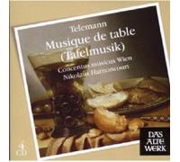 NIKOLAUS HARNONCOURT/CMW-TAFELMUSIK 4 CD 69 TRACKS GEORG PHILIPP TELEMANN NEW
