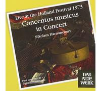 NIKOLAUS HARNONCOURT - HOLLAND FESTIVAL JUNE 1973 CD NEW