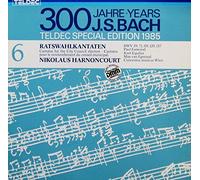 Nikolaus Harnoncourt - TELDEC Special Edition 1985, Vol.6 - 300 Jahre J.S. Bach: Ratswahlkantaten, BWV 29, 71, 119, 120, 137 [Vinyl Doppel-LP] [Schallplatte]