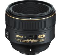 Nikon AF-S 58mm f/1.4G Lens - Camera Lens - Lens Mount, f/1.4