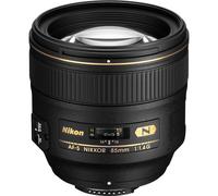 Nikon AF-S 85mm f/1.4G Lens - Camera Lens - Lens Mount, f/1.4