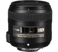 Nikon AF-S DX Micro NIKKOR 40mm f/2.8G Lens-Black
