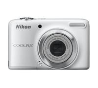 Nikon Coolpix L25 Digital Camera - White (10.1MP, 5x Optical Zoom) 3 inch LCD