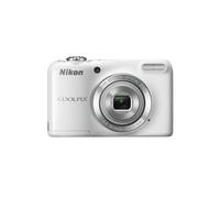 Nikon COOLPIX L27 Compact Digital Camera - White (16.1MP, 5x Optical Zoom) 2.7 inch LCD