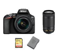 NIKON D3500+AF-P 18-55mm+AF-P 70-300MM+SanDisk Extreme 32G SD+EN-EL14A