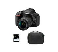 NIKON D5600 + AF-P DX 18-55mm 3.5-5.6G VR 3-year warranty + Bag + 4GB SD