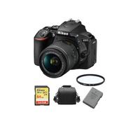 Nikon D5600 Kit Af-P 18-55Mm Vr+64Gb Sd Card+Bag+En-El14A+55Mm Filter