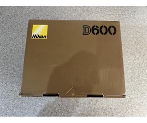 Nikon D600 Body Only Photography Photo Digital SLR Camera NEW