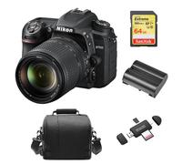 Nikon D7500 Kit Af-S 18-140Mm Ed Vr Dx+64Gcard+Bag+En-El15A+Cardreader