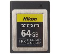 Nikon XQD 64GB Professional Memory Card (up to 440MB/s Read and Up to 400MB/s Write), Compatible Hybrid Z 6II, Z 6, Z 7II, Z7, Reflex D6, D5, D850, D500