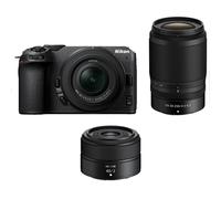 Nikon Z30 Mirrorless Digital Camera with Z DX 16-50mm, Z DX 50-250mm and Z 40mm Lenses - 2 Year Warranty - Next Day Delivery