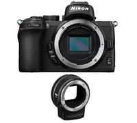 Nikon Z50 Mirrorless Camera Body with FTZ II mount adapter - Mirrorless Camera with Fast AF, 4K video