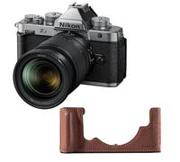 Nikon Zf Digital Camera with 24-70mm Lens with SmallRig Leather Case- Silver