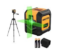 Nikotek Green Laser Level with Upgraded Tripod 1.2M, Self-Leveling Bright Green Beam Horizontal and Vertical Cross Line Laser for Home Decoration DIY etc.Carrying Pouch Battery&Tripod Included