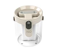 Nikou 1.5L Air Humidifier, Top-Fill Air Humidifier for Baby Room, Silent Ultrasonic Aroma Diffuser with LED Night Light, Two-Way Nozzle, for Bedroom, Yoga, Office (Beige)