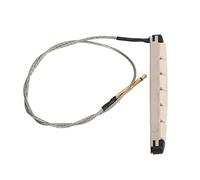 Nikou 12PCS Pickup Magnet Slug Rod Replacement, Electric Guitar Pickup Metal Magnetic Columns, Silver, Guitar Wiring Harn, Prewired Guitar Harn, Simple Installation