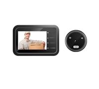 Nikou 2.4 Inch TFT LCD Screen Digital Door Viewer Peephole Camera with Doorbell 4 Ringtones 0.3MP 105° Wide Angle Camera Photo Capture IR Night Vision for Home Office Apartment Hotel