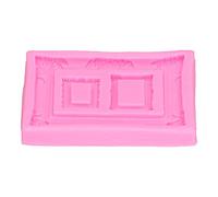 Nikou 2 Pcs Cartoon Animals Shaped Silicone Cake, Non-Stick Chote Fondant Mould Baking Tools, Pink, DIY Silicone for Cake Decoration and Clay Mould
