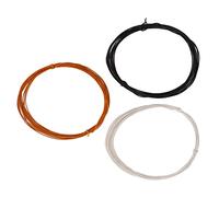 Nikou 3 Pcs Guitar Pickup Wire Set, Easy to Use Guitar Pickup Line Replacement, Three Colors, Guitar Accories for Electric Guitars, 1.5 m Long