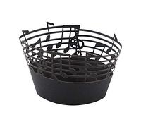 Nikou 50Pcs Musical Notes Hollow Out Cupcake Papper Wrapper, Music Notes Cupcake Toppers and Wrappers Muffin Topper for Wedding Birthday Party Decoration (Black)