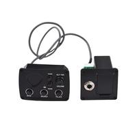 Nikou Acoustic Guitar Pickup, 3-Band Equalizer with Volume, Tuner, Phase for Folk and Classical Guitars, Wooden Instrument Accory, Piezo Pickup