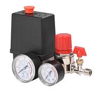 Nikou Air Compressor Valve - Small Air Compressor Pressure Switch Control Valve Regulator with Gauges 1 Pack