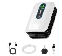 Nikou Air Pump Aquarium Silent Adjustable Fish Tank Air Pump Single Outlets with Accessories Suitable for Fish, Adjustable Fish Tank Air Pump for Outdoor Fishing and Fish Transport
