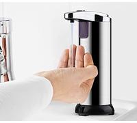 Nikou Automatic Liquid Soap Dispenser Smart Sensor Touchless Sanitizer for Kitchen Bathroom (Silver)