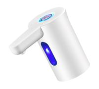 Nikou Automatic Water Bottle Dispenser Pump, Smart Sensing Electric Water Dispenser for Home, Camping, Office, Highly Efficient, White, Compatible with Standard Bottles