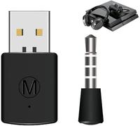 Nikou Bluetooth 4.0 Dongle USB Adapter - Wireless Bluetooth Transmitter&Receiver for PS4/5 PlayStation with Fast Pairing, Low Energy Consumption, Easy to Use and carry