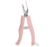 Nikou Bowl Gripper Stainl Steel Anti-Scald Anti-Slip Clip Hot Plate Clamp Kitchen Gadget, Pink, Bowl Clip, Kitchen Tool for Safe Handling