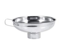 Nikou Canning Funnel - Stainless Steel Jam Funnels for Mason Jar with Handle for Regular and Wide Mouth Jars, Metal Large Kitchen Food Funnels (Size : #Large Size)