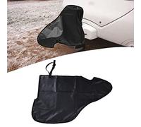 Nikou Caravan Hitch Cover, Black PVC Waterproof, Dustproof, UV Resistant, Modern Style for Outdoor Camping Car, Caravans and Trailers
