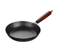 Nikou Cast Iron Skillet, Even Heating Frying Pan with Comfortable Handle, Versatile for Daily Home Cooking, 10 Inch, Kitchen Cookware, Cast Iron Design