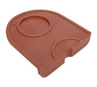 Nikou Coffee Anti-Skid Tamper Mat, Food Grade Silicone Pad for Making Coffee, Small Size, Brown, Coffee Tamper Pad, Coffee Powder Holder, Coffee Accories