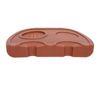 Nikou Coffee Anti-Skid Tamper Mat, Large Size Food Grade Silicone Pad for Making Coffee, Tamping Holder, Coffee Powder Pad, Coffee Machine Handle Pad, Brown