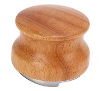 Nikou Coffee Pr Distributor with Wooden Handle, Lightweight Coffee Leveler 58mm/2.3in, Simple, Portable Coffee Making Tool